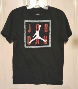 MICHAEL JORDON Boys Black Short Sleeve T Shirt Size Large Youth 12_13 YRS - Picture 1 of 1