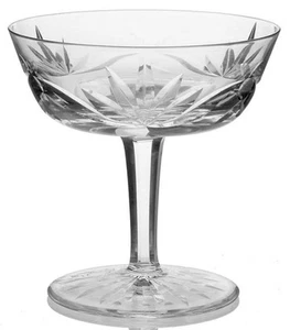 Juego de 4 copas de champán de postre Sherbert vintage Waterford Ashling Stemmed - Imagen 1 de 2