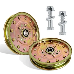 116-4667 Flat Idler Pulley for Exmark 52" 60" 72" Deck Lazer Z AS HP XS Zero ... - Picture 1 of 7