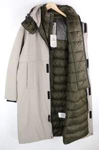 WOOLRICH Daunenjacke Herren L extra lang Kapuze wattiert Stretch hochgeschlossen UVP999* - Bild 1 von 12