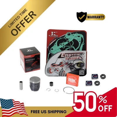 For Suzuki RM85L Piston Kit NRB Engine Gasket Crank Bearings Oil Seals 02~08 - Image 1 of 4