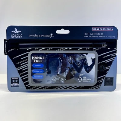 Cinturón de fitness deportivo para correr paquete de cintura delgada almacenamiento de teléfono pantalla deslizante NUEVO Foto 1 de 4