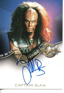 Star Trek CINEMA 2000 Auto Card No.A23 Todd Bryant "Captain Klaa" - Picture 1 of 2