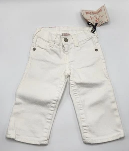 True Religion Girl’s Cotton Blend Cropped Jeans Sz XS 4 Yrs NWT - Picture 1 of 8