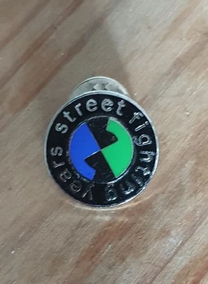 Simple Minds - Mega Rare Vintage Street Fighting Years Metal Enamel Pin Badge - Image 1 of 2