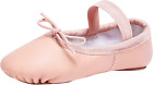 Ballet Shoes for Girls Toddler Genuine Leather Ballet Dance Slippers for Toddler