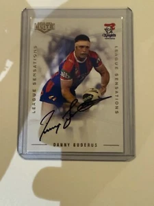 2013 Elite Danny Buderus Newcastle Knights League Sensations Signature NRL Card - Picture 1 of 2