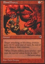 Blood Frenzy X4 (Tempest) MTG (LP) *CCGHouse* Magic