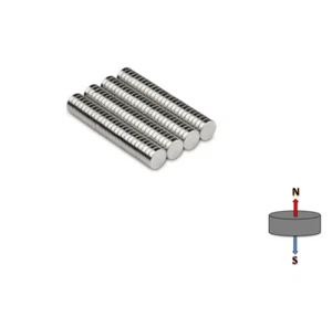 150X Strong 6mm X 1.5mm Disc Magnets Neodymium Rare Earth | Fridge Doll Craft - Bild 1 von 3