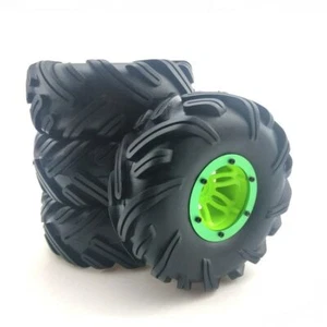 2.2" 140MM 12MM HEX Inflatable BeadLock Tires With Air Pump For RC Crawler Part - Picture 1 of 12