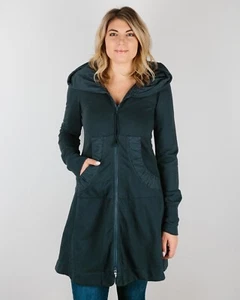 Precio de venta sugerido por el fabricante $318 Prairie Underground sudadera con capucha de capa larga en color carbón talla pequeña - Imagen 1 de 15