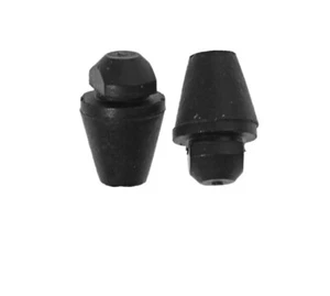 1965 1966 Mustang Fastback Trap Door Bumpers Pair - Best on the Market - New - Picture 1 of 1