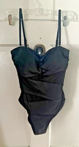 Ashley Graham x Swimsuits For All Black One-Piece Womens Size 6 NEW r20 - Picture 1 of 7