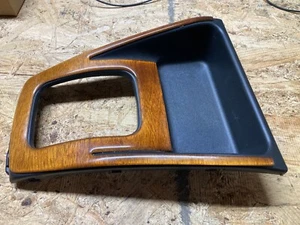 1998-2002 Subaru Forester auto Floor Shifter Bezel black w/Wood Grain Oem 2001 - Picture 1 of 6