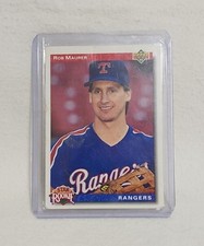 1992 Upper Deck Rob Maurer Star Rookie Card #10