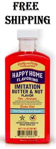 Happy Home Imitation Butter & Nut Flavoring 7 oz. - Picture 1 of 5