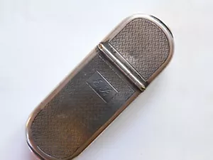 Vesta argento sterling precoce con tagliasigari - buone condizioni - Foto 1 di 8