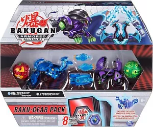 Bakugan Baku-Gear 4-Pack Fused Sabra x Pyravian Ultra with Baku-Gear and Howl... - Picture 1 of 8