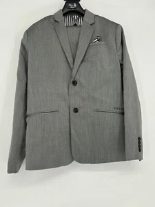 New NWT Volcom Boys Corpo Class Dapper Gray Black Rare Suit Youth Size XL - Picture 1 of 24