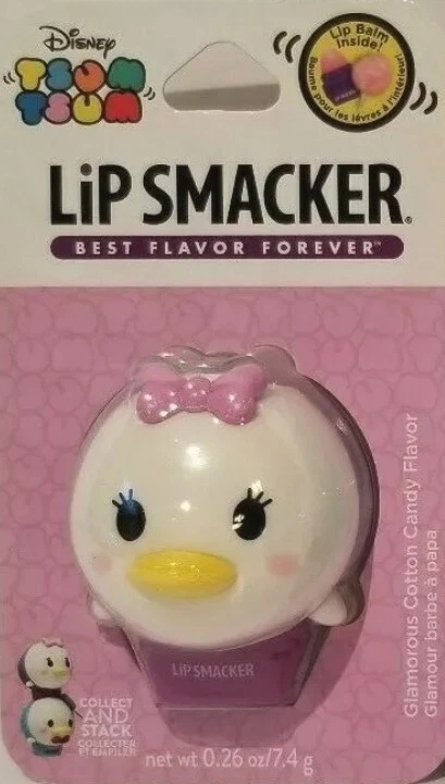 ⚡Lip Smacker Disney Tsum Tsum 0.26 OZ Margarita Pato Glamoroso Algodón Caramelo Nuevo Foto 1 de 3