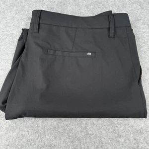 Pantalones de golf chinos Travis Mathew Performance para hombre 40x32 negros calce elástico 43x32 - Imagen 1 de 10