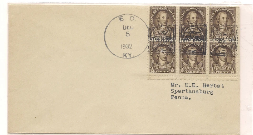 Ed Kentucky 20th Century Fancy Mask x 3, dated Dec 5th 1932 - Image 1 of 1