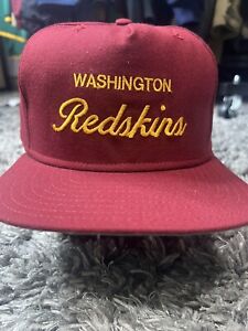 Rare Vintage NEW ERA Washington Redskins NFL Snapback Hat Cap 80s 90s New