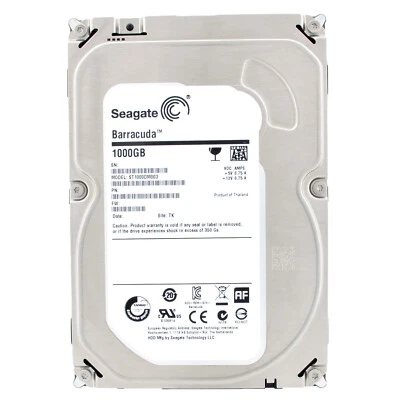 Festplatte Seagate 1TB ST1000DM003 64MB 7200U/min Sata III 3,5" Zoll - Bild 1 von 4