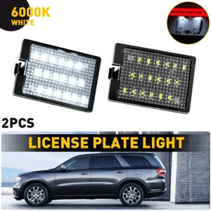 2x LED Light License Plate SET SUPER Lamp BRIGHT For 2014 15-2021 Dodge Durango - Picture 1 of 13