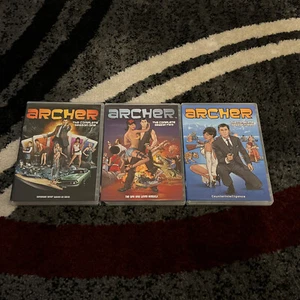 Archer Seasons 1-3 One Two Three (DVD) - Picture 1 of 2