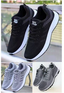 Men’s Sports Running Sneakers Working Comfortable Casual Walking Hiking Shoes - Picture 1 of 7