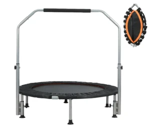 Mini Trampoline Foldable Trampoline Fitness Rebounder Exercise Bouncer 40/48" - Picture 1 of 3