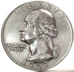 United States-USA (Quarter $ DOLLAR) 1957-D - Bild 1 von 5