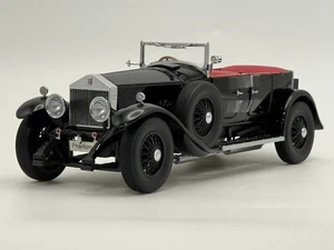 Coche modelo de metal fundido a presión KYOSHO 1:18 Rolls-Royce Phantom I negro 1927 08931BK - Imagen 1 de 8