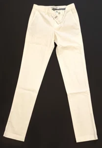 * Manguera china LACOSTE talla W 28 L 34 FR 36 US 29 NUEVO SLIM FIT Blanco - Imagen 1 de 5