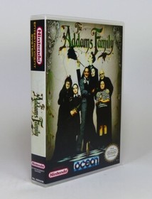 NES Storage Case - The Addams Family - NO GAME
