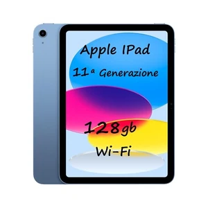 Tablet Apple IPad 2025 11ª Generazione Blu 128GB Wi-Fi MD4A4TY/A 11" Ita - Picture 1 of 5
