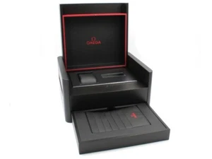 Omega Z-33 Scatola Originale Nuova Pelle Nera Rara N°743 Collezione - Picture 1 of 7