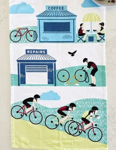 Cycling Tea Towel - 100% Cotton - Picture 1 of 1
