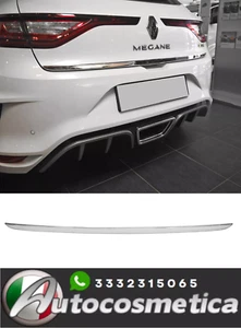 Striscia modanatura portabagagli baule inferiore acciaio Renault Megane IV 15-20 - Imagen 1 de 7
