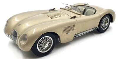 Autoart 1/18 Scale Diecast DC28722G - 1951 Jaguar C-Type - Gold With Case - Image 1 of 4