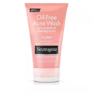 Neutrogena Oil-Free Acne Wash Pink Grapefruit Scrubing Scrub, 4.2 fl oz - Imagen 1 de 1