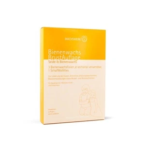 Wachswerk Bienenwachs BrustAuflage 3 Folien Wollvlies Wickel - Bild 1 von 1