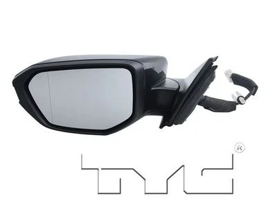 Espejo retrovisor izquierdo TYC para Honda Civic Power, sin calefacción, sin lámpara de señalización 2016-2017 Foto 1 de 4