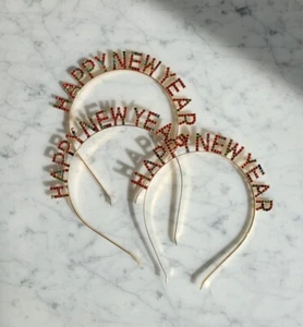 Happy New Year Headband, Happy New Year Tiara, Party headband,New Year eve party - Picture 1 of 6