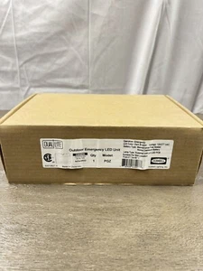 Hubbell Outdoor Emergency LED Unit Model PGZ Dark Bronze 120/277 VAC - Picture 1 of 4