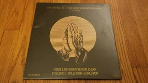 Bach Cantata 21 First Lutheran Senior Choir Fredric C Willford Vinyl Record LP - Picture 1 of 2