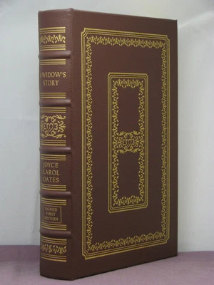 1st, signed by author, A Widow's Story by Joyce Carol Oates, Easton Press - Image 1 of 3