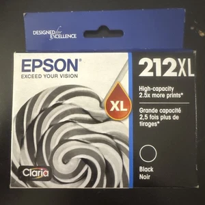 Epson Claria 212XL High-Capacity Ink Cartridge - Black Exp 01/2028 - Picture 1 of 3