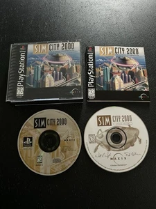Sim City 2000 ~ Sony PlayStation 1 PS1 ~ CIB komplett mit Special Edition PC Disc - Bild 1 von 13